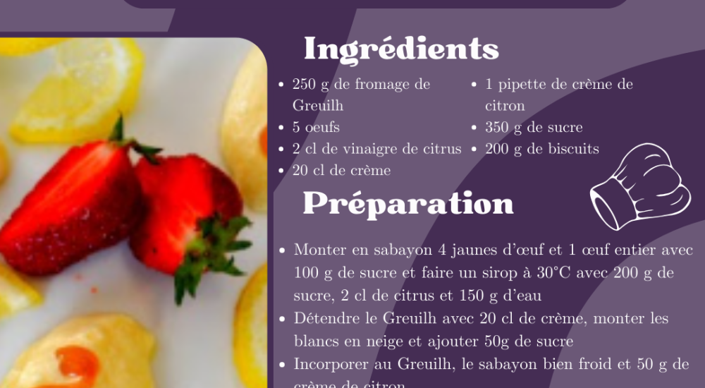 Recette LMDC délice citron