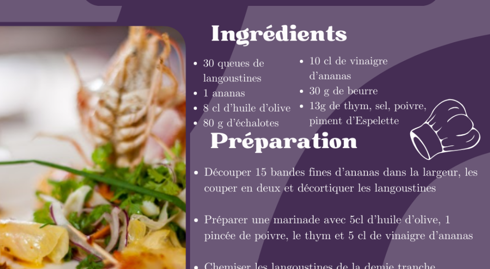 Recette LMDC langoustines